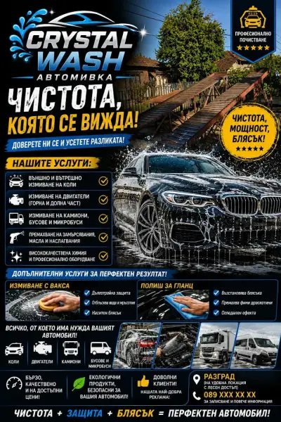 Кристално измиване (Crystal Wash)