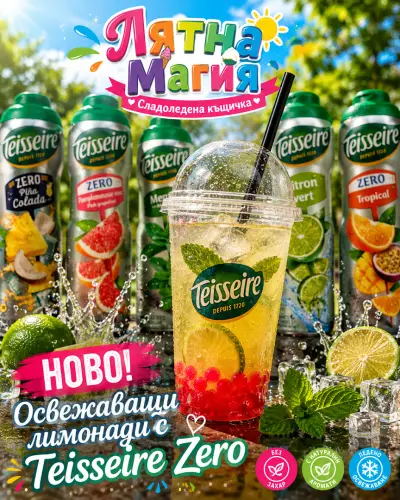 Лятна Магия-къщичка за сладолед и свежи напитки