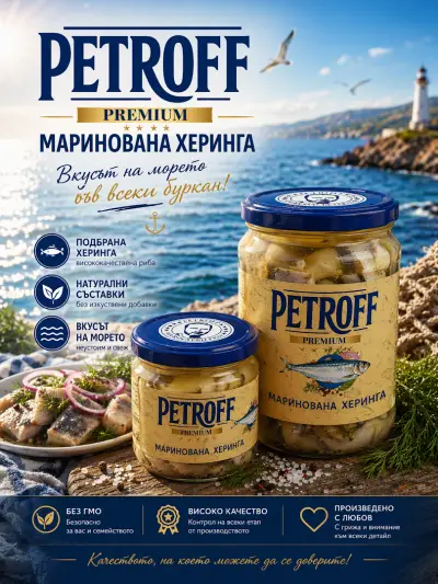 Petroff Кулинарен магазин за пушени меса, пушени и мариновани риби. Производство и продажа