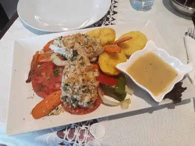 Vanilla coffee&food