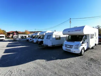 Паркинг и сервиз за кемпери и каравани Campic. Camper stop. Camper & caravan repair.