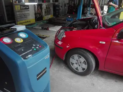 Автоклиматици Бургас | Професионален 3D реглаж/стенд на преден и заден мост – Фарес Ауто | Ходова част, смяна на масла.
