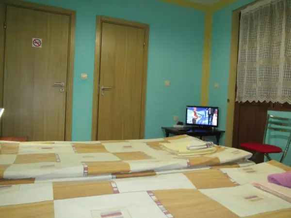 Двойна стая с 2 отделни легла и планински изглед