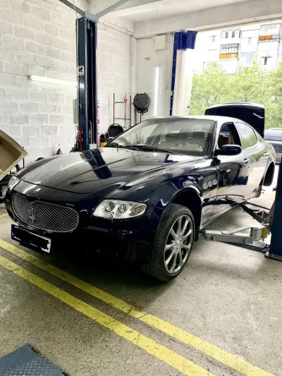Автосервиз V12 Варна - Реглаж геометрия ходова част, ремонт, регулиране на фарове
