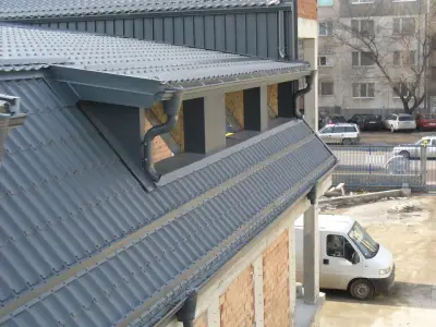 Тето – метални керемиди, безшевни улуци, фалц покриви