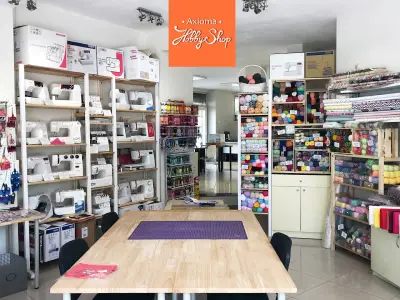 "Axioma Hobby Shop" - шевни машини Janome - Veritas - платове - гоблени