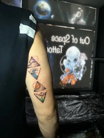 Out of Space Tattoo