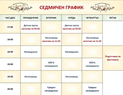 Клуб за Народни Танци ФТК "Ръка за ръка"