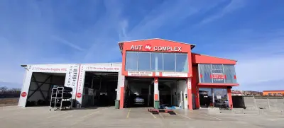 MOT, tyres, wheel alignment, car repairs, car wash, insurance, cafe, parking ГТП