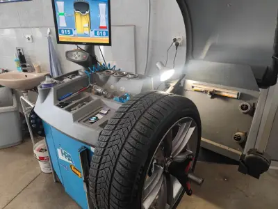 MOT, tyres, wheel alignment, car repairs, car wash, insurance, cafe, parking ГТП