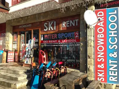 INTER BANSKO ski rental shops. Ski school in Bansko.