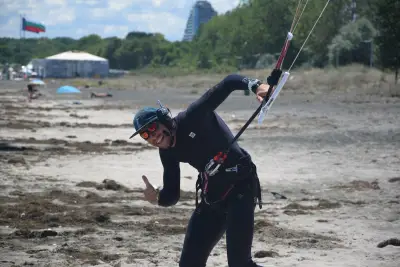 Mitko from the Beach Kite School