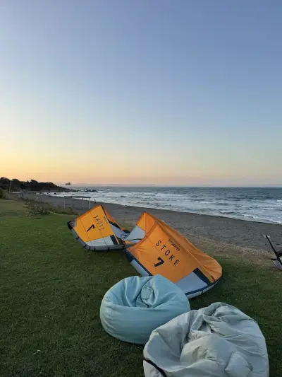 Mitko from the Beach Kite School