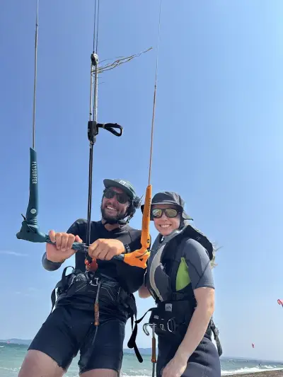 Mitko from the Beach Kite School